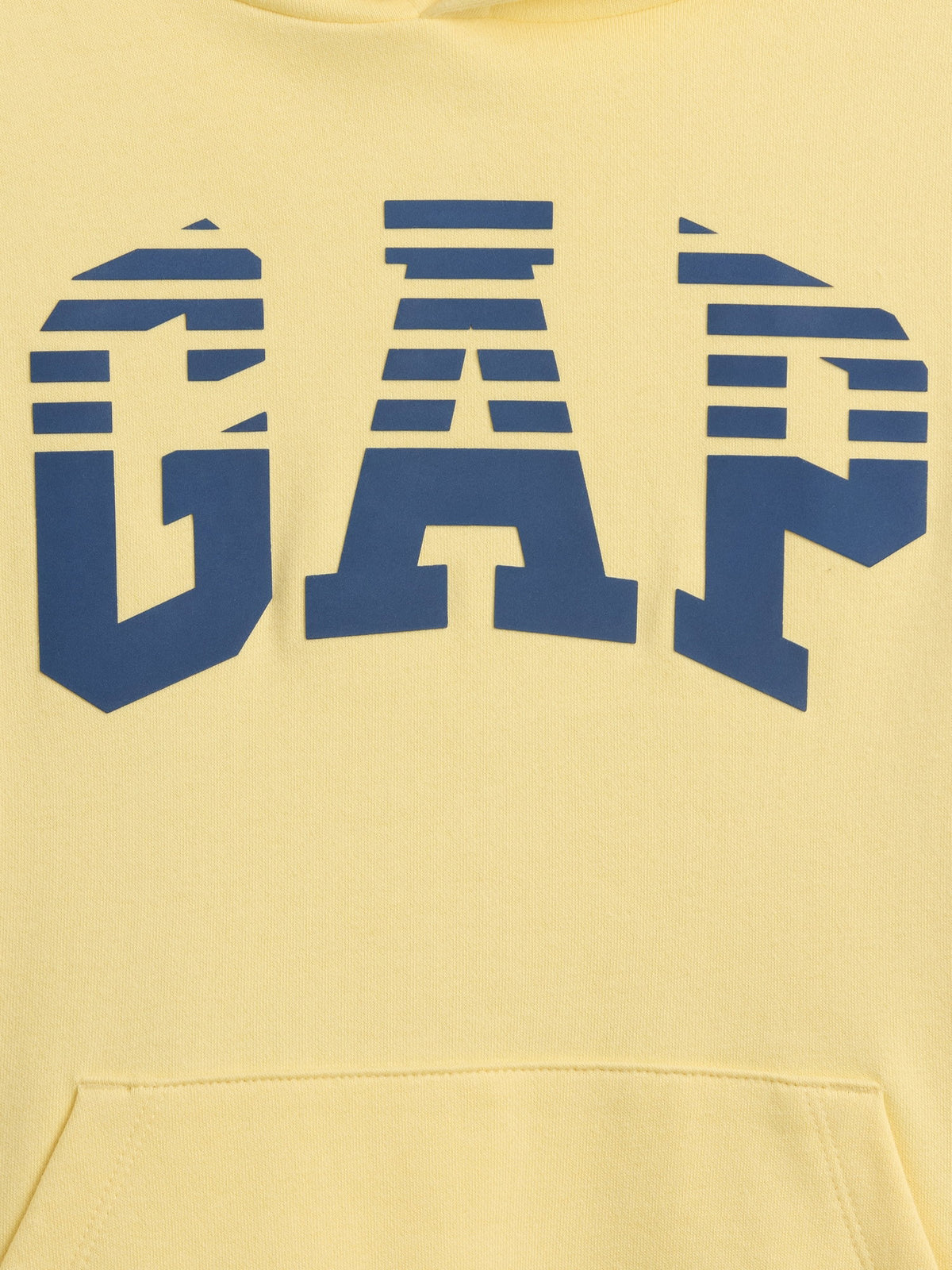 Sarı Relaxed Gap Logo Fransız Havlu Kumaş Sweatshirt