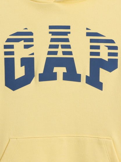 Sarı Relaxed Gap Logo Fransız Havlu Kumaş Sweatshirt