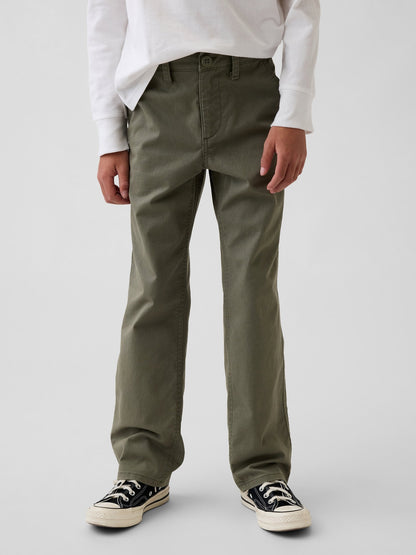 Koyu Mavi Modern Relaxed Straight Khaki Pantolon