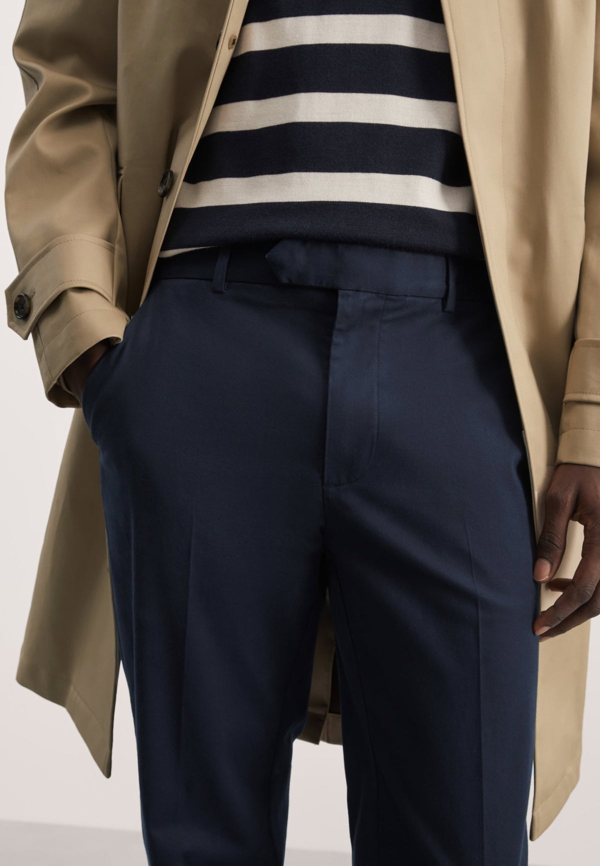 Tapered Fit Italian Chino Pantolon