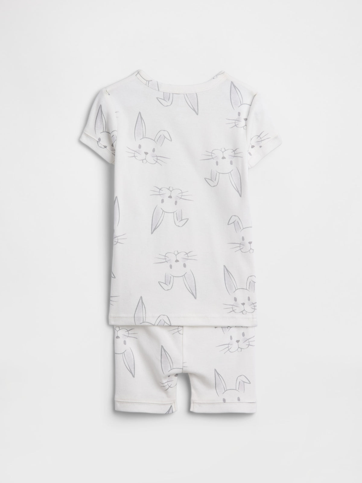 Beyaz %100 Organik Pamuk Pijama Takımı
