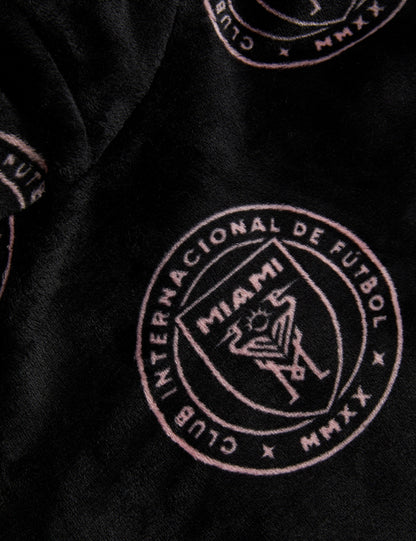 Inter Miami™ Büyük Boy Kapüşonlu Polar Üst (7-16 Yaş)