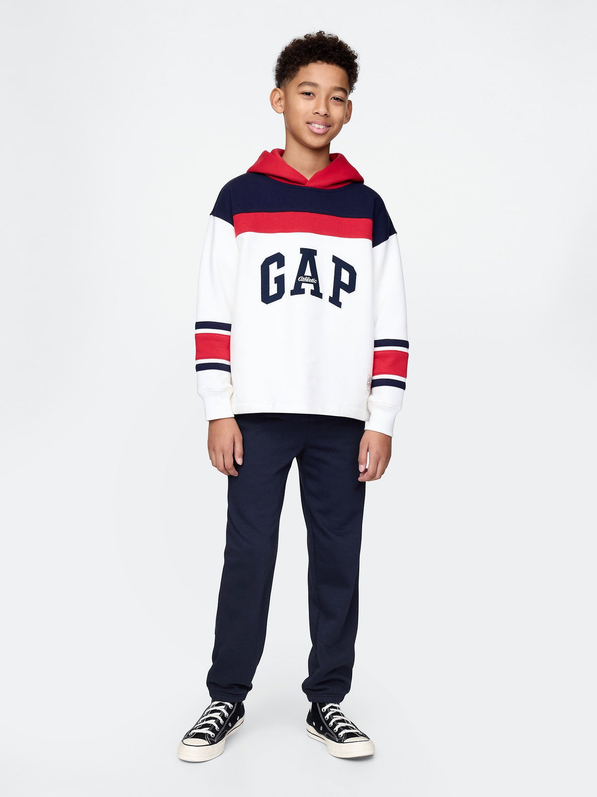 Lacivert Relaxed Gap Logo Eşofman Altı