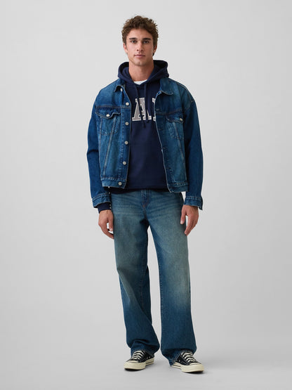 Lacivert Vintagesoft Arch Gap Logo Sweatshirt