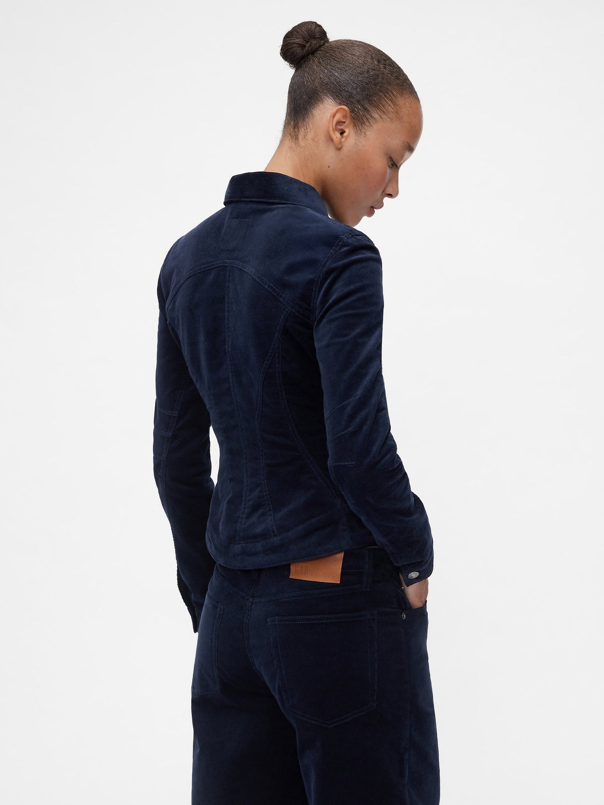Lacivert Gapstudio Fitted Icon Corduroy Ceket