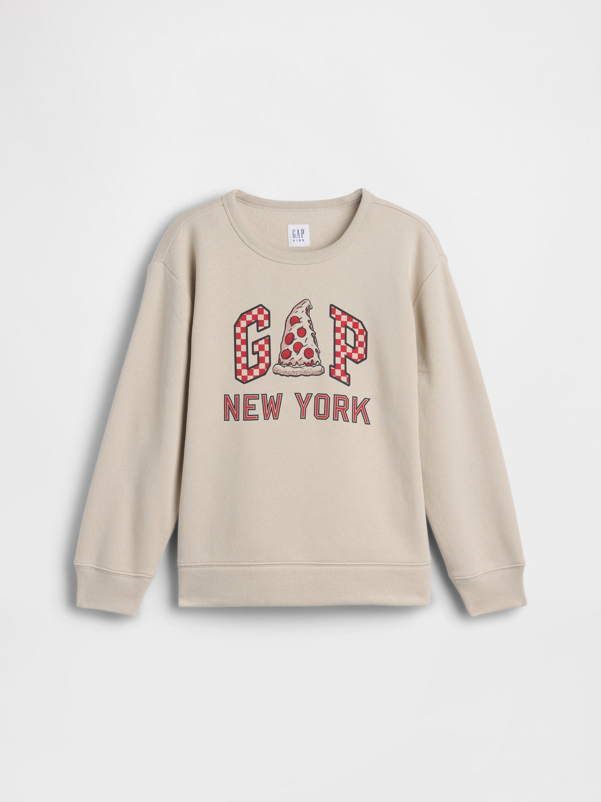Bej Relaxed Gap Logo Sweatshirt