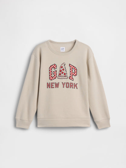 Bej Relaxed Gap Logo Sweatshirt