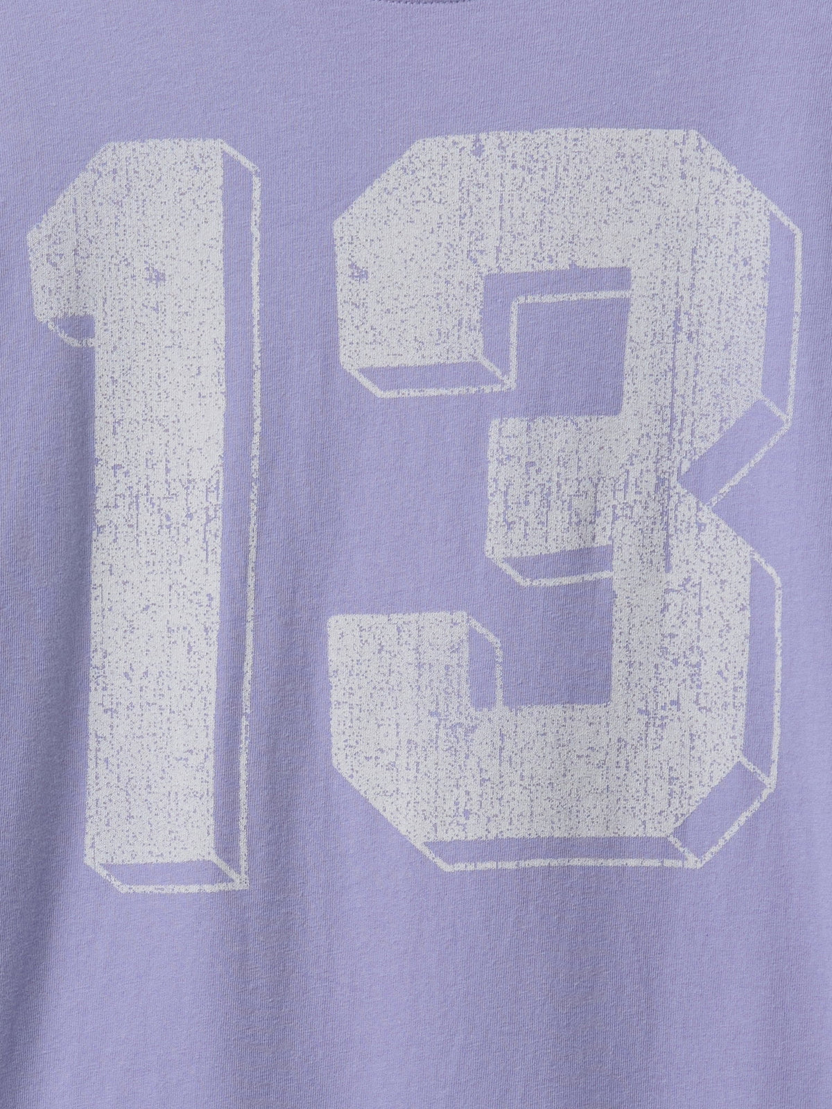 Lila Varsity Grafik Tunik T-shirt