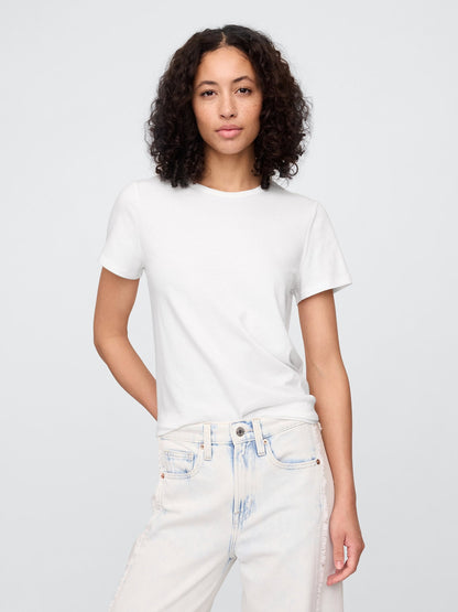 Gri Favorite Bisiklet Yaka T-shirt