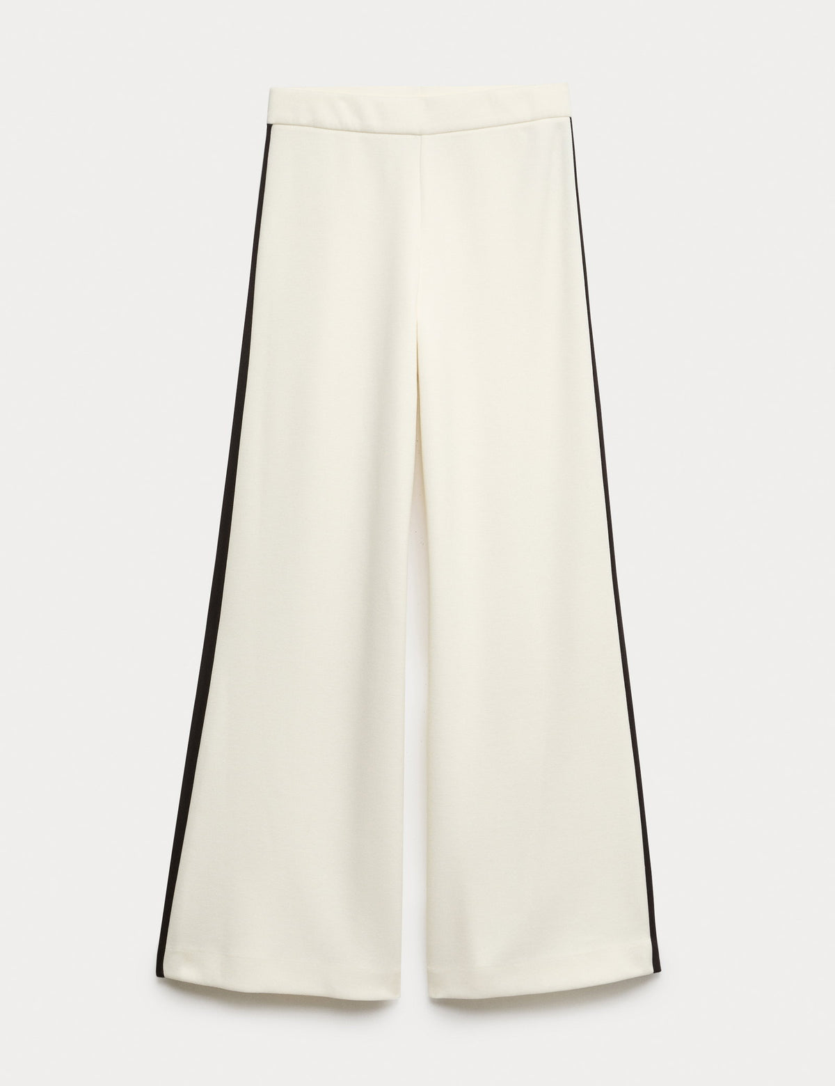 Wide Leg Yan Şerit Detaylı Pantolon