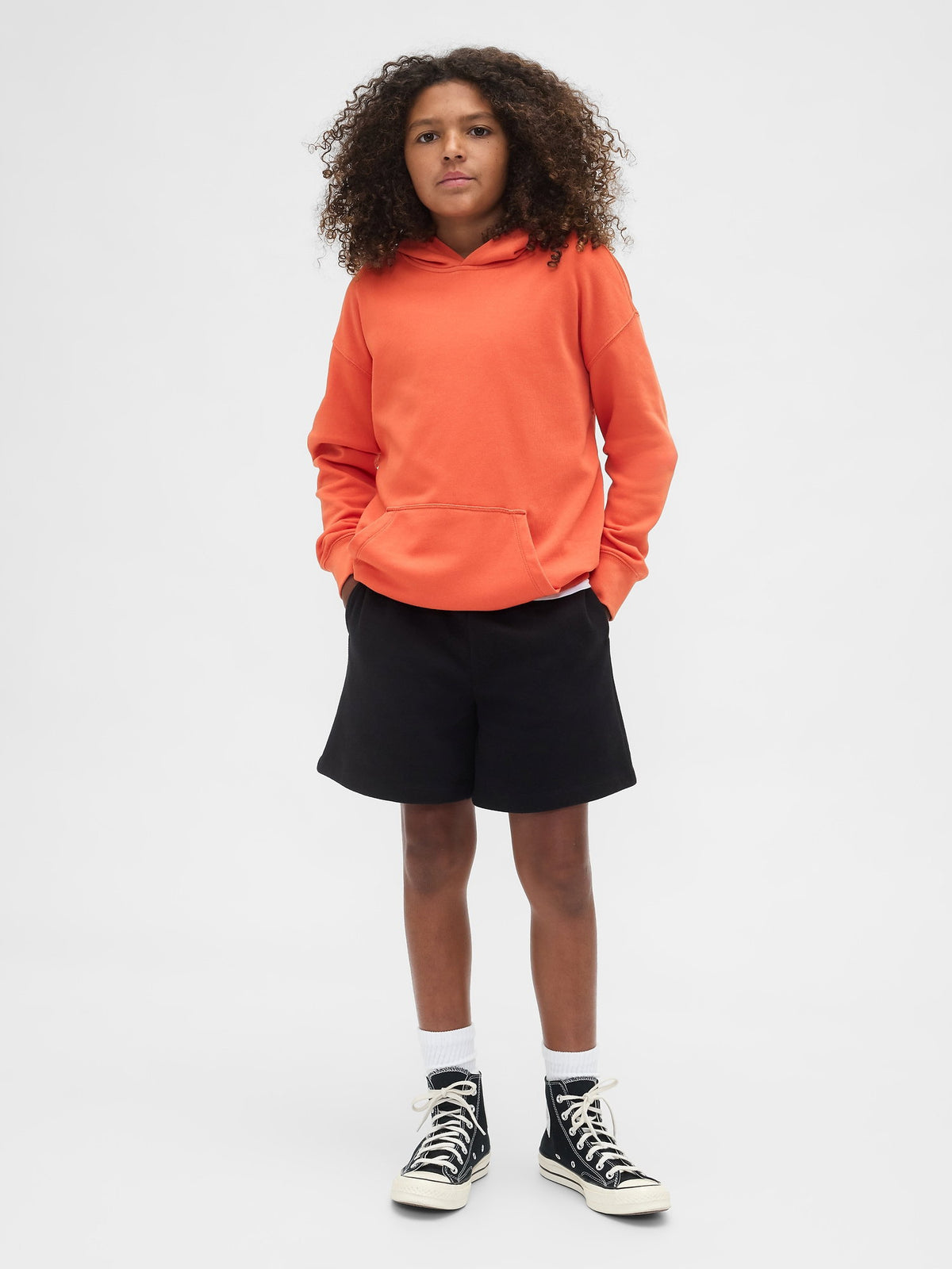 Turuncu Vintage Soft Relaxed Sweatshirt