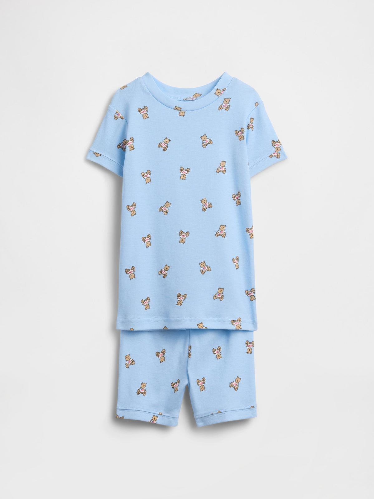 Açık Mavi Brannan Bear Desenli Pijama Seti
