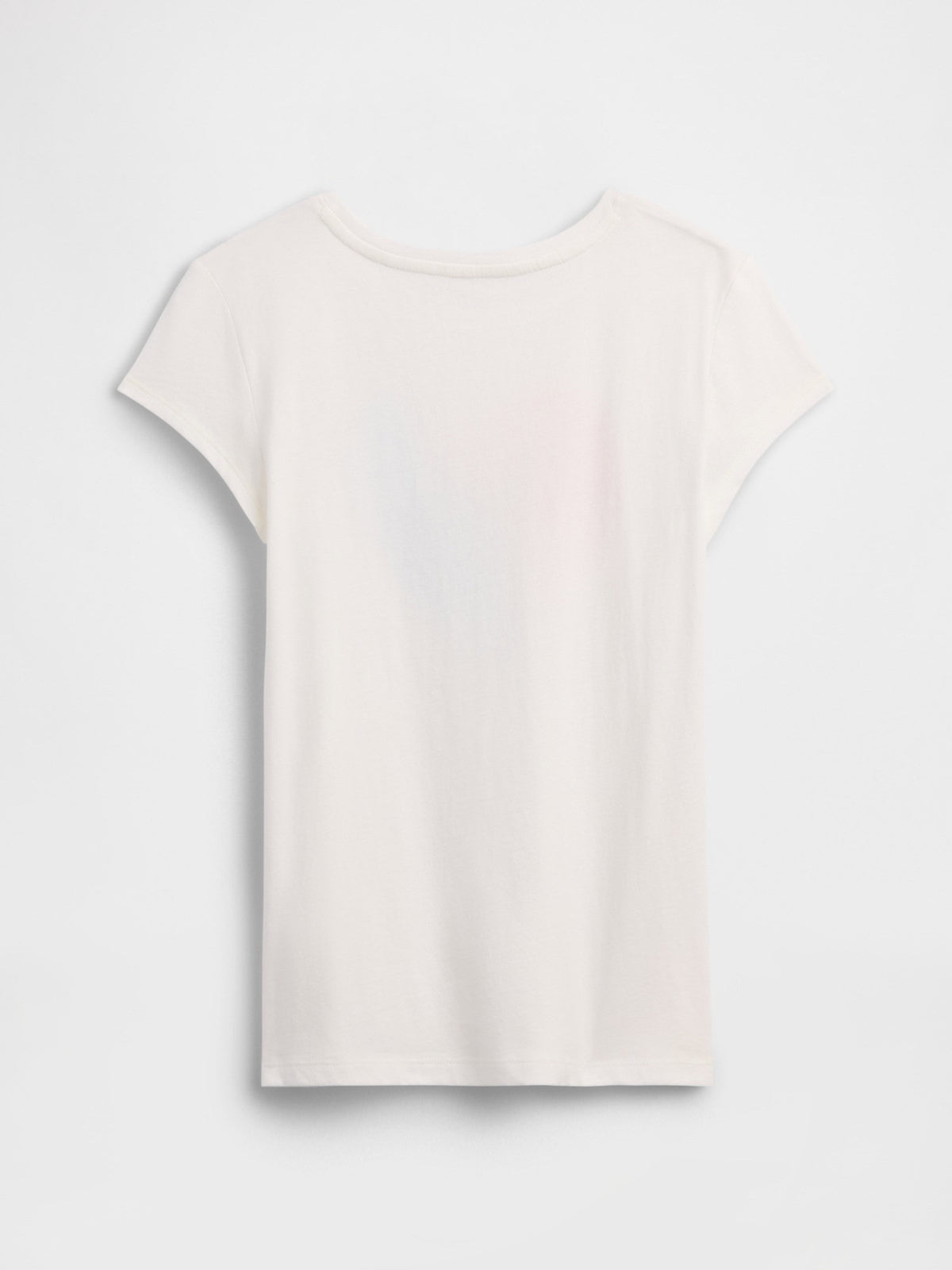 Beyaz Grafik Baskılı T-shirt