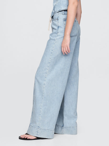 Mavi Mid Rise Ultrasoft Baggy Jean Pantolon