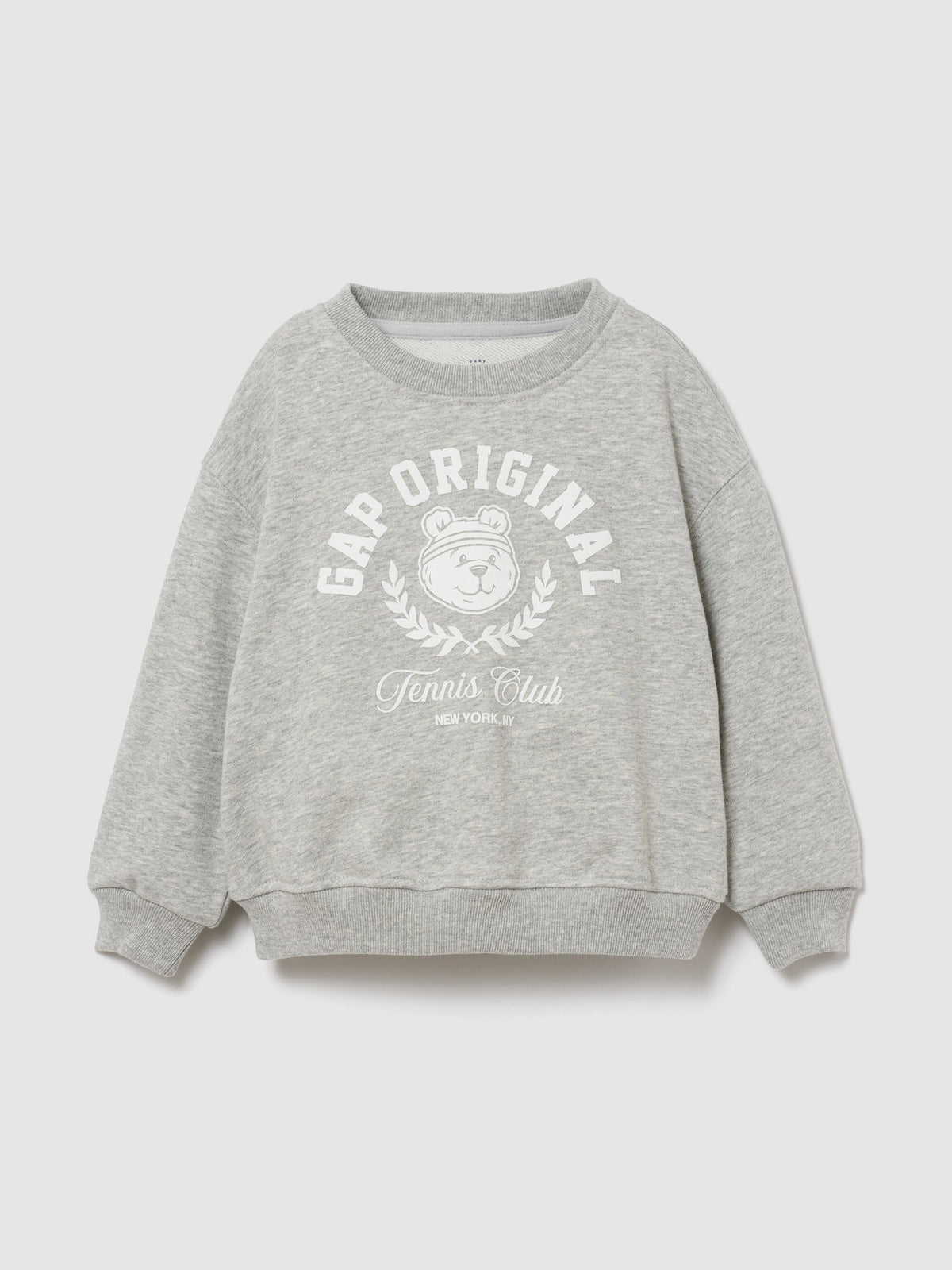 Gri Vintagesoft Terry Ayı Logo Sweatshirt