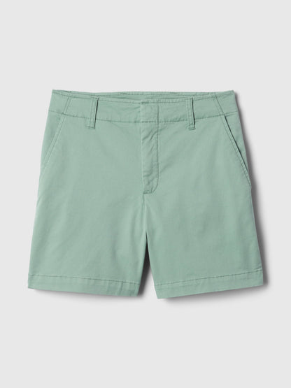 Yeşil Mid Rise Downtown Khaki Şort