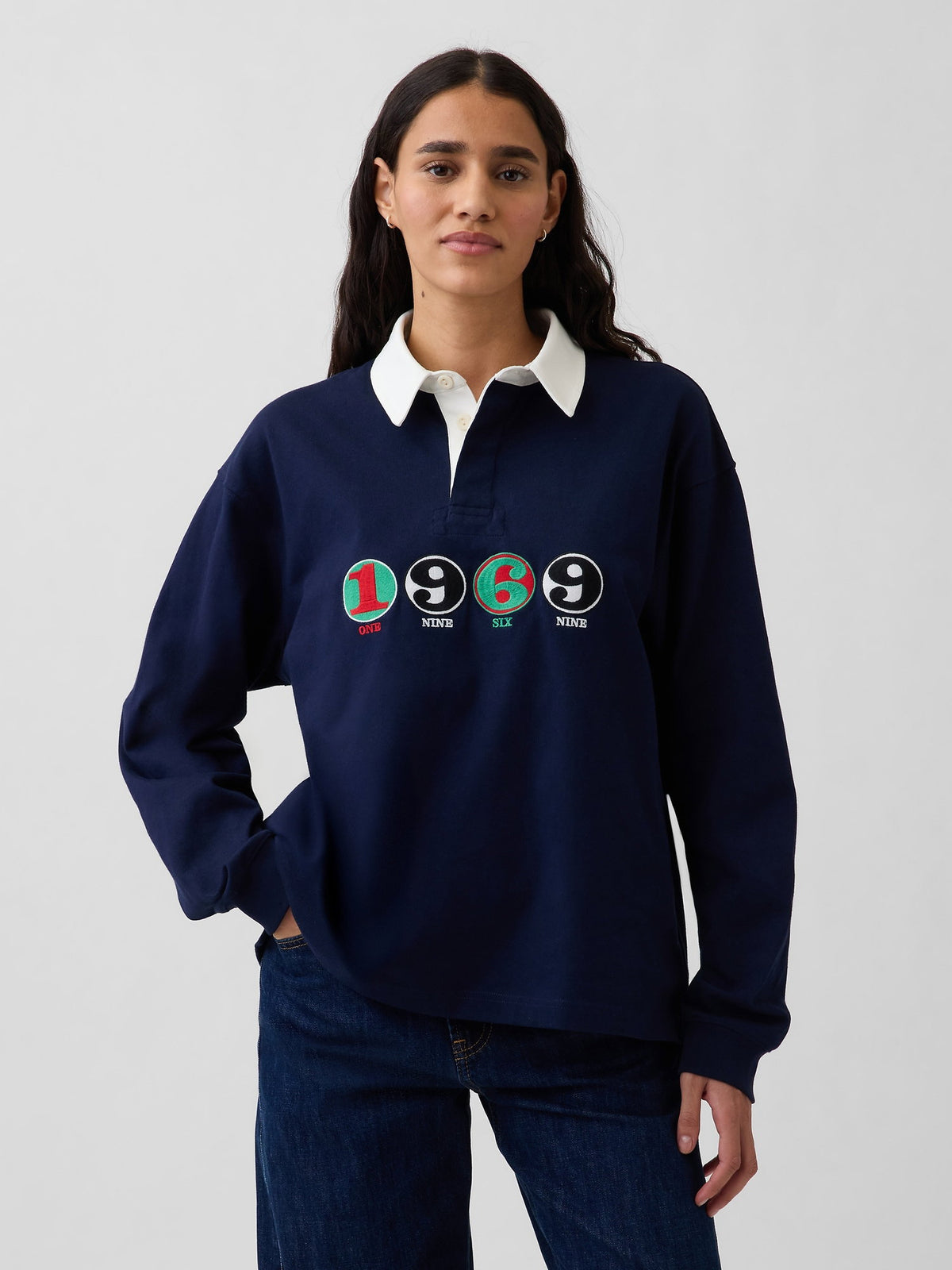 Lacivert Robert Indiana 1969 Polo T-shirt