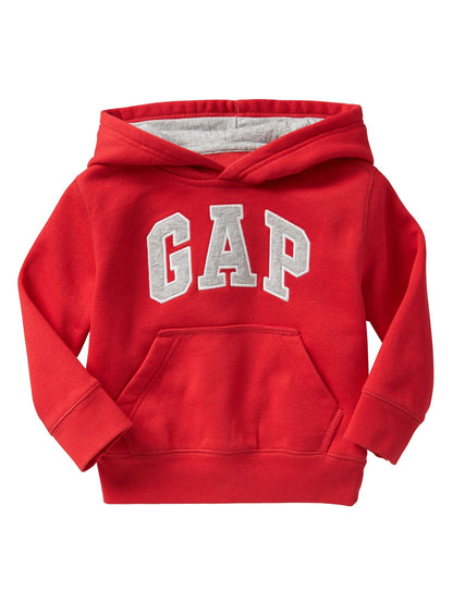 Kırmızı Gap Logo Fransız Havlu Kumaş Sweatshirt
