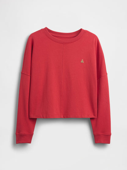 Kırmızı Heavyweight Oversized Seam T-shirt