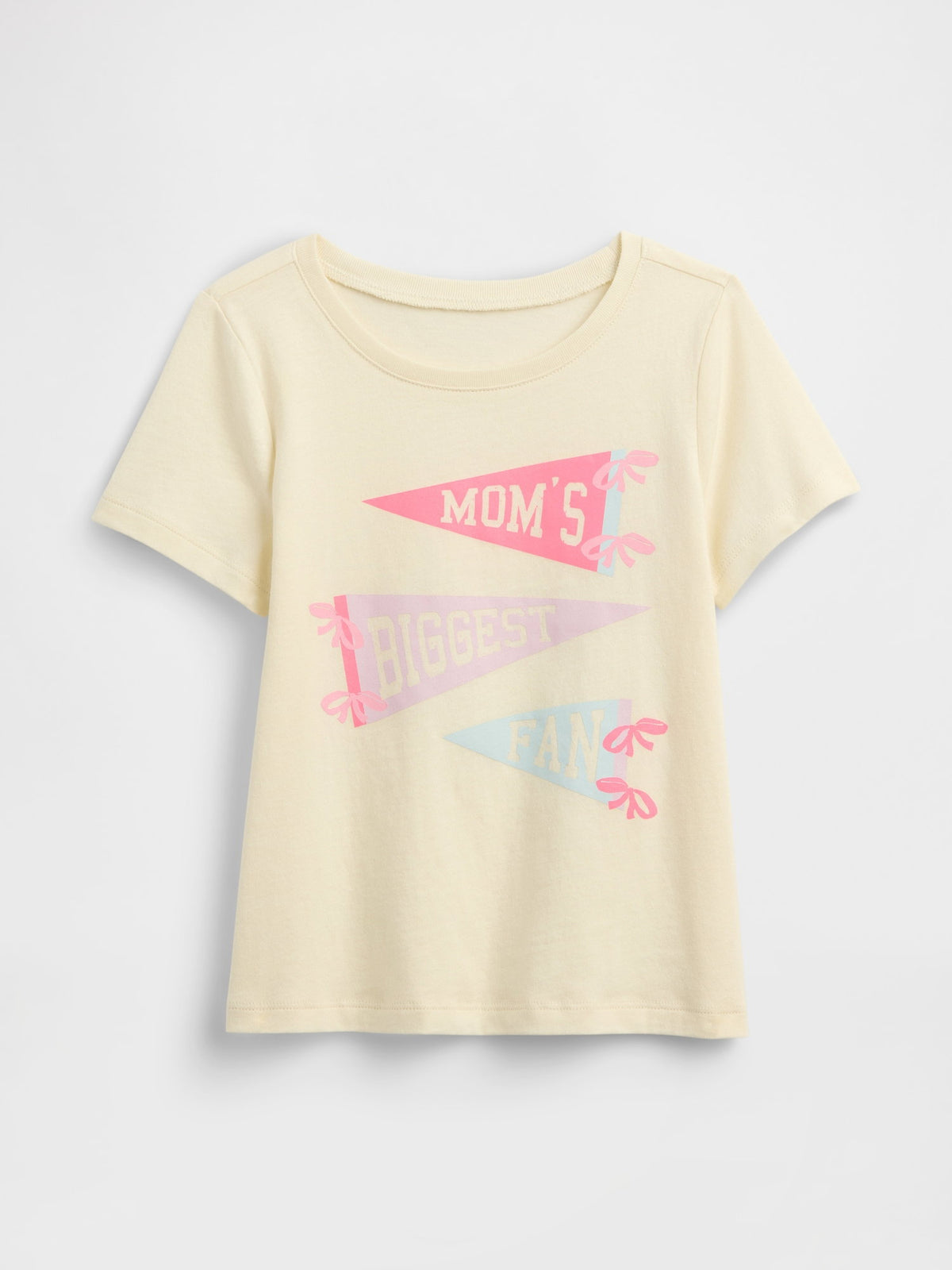Açık Sarı Grafik Baskılı T-shirt