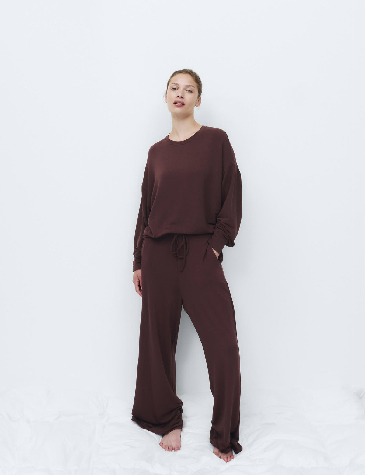 Flexifit™ Geniş Paça Pijama Takımı