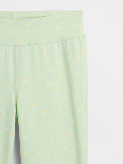 Yeşil Kids Pull-on Stretch Jersey Flare Leggings