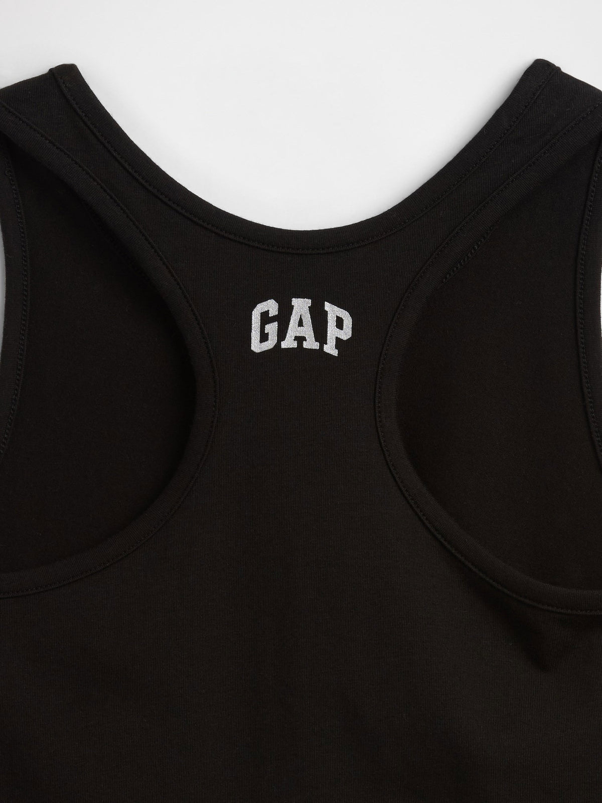 Siyah Kids Gap Logo Yarış Sırtı Tank Üstü