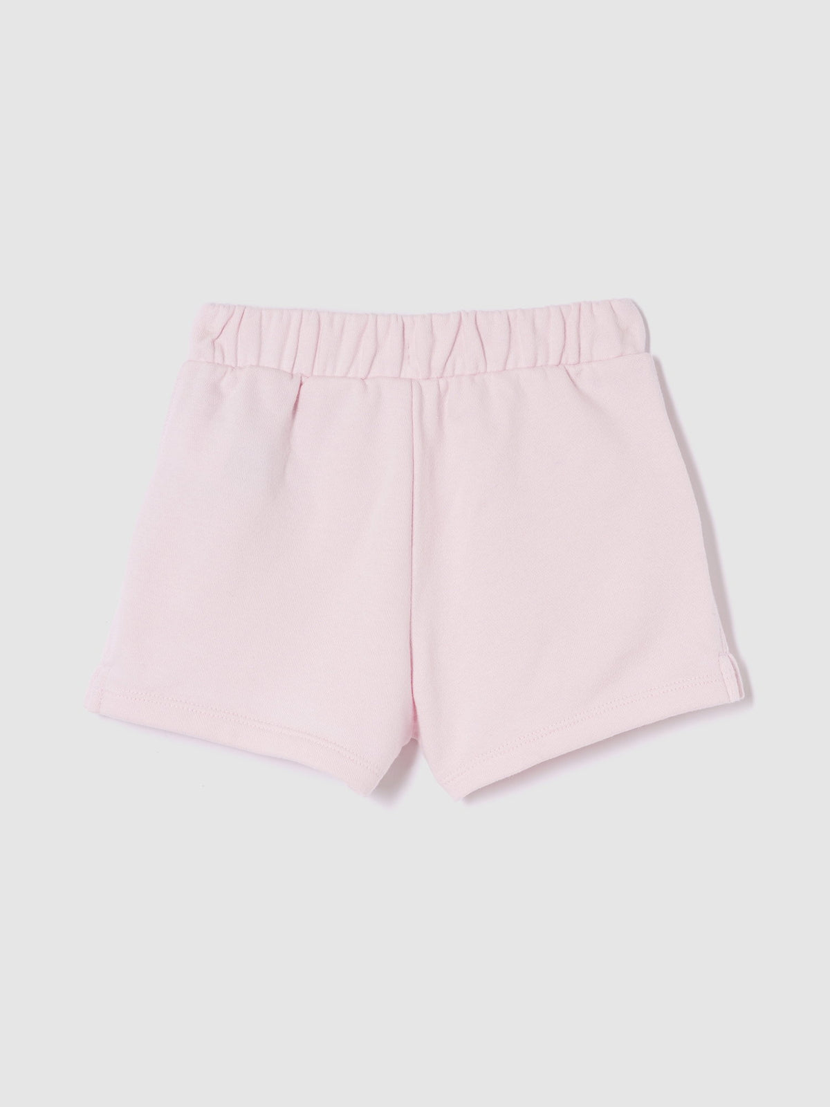 Pembe Gap Logo Pull-on Fransız Havlu Kumaş Şort