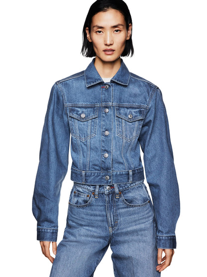Mavi Gap × Victoria Beckham Relaxed Crop Denim Ceket