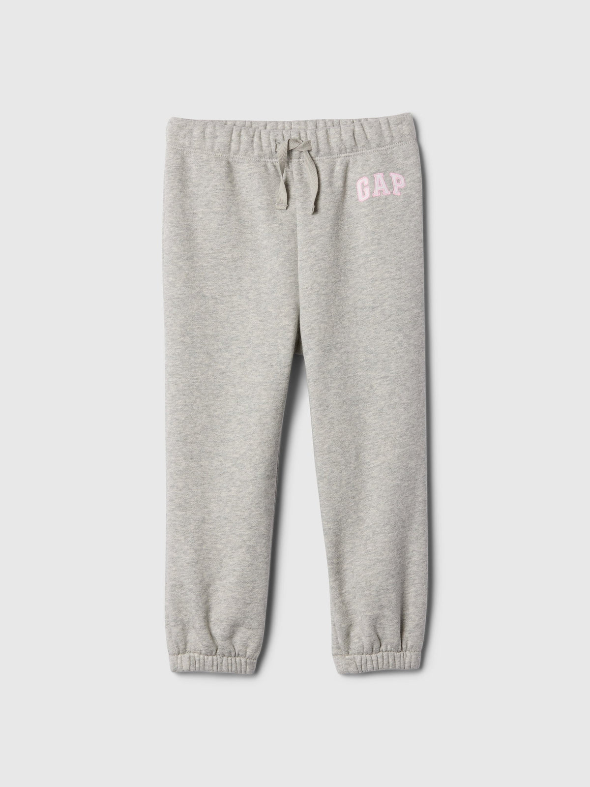 Pembe Gap Logo Kalp Desenli Pull-on Jogger Fleece Eşofman Altı
