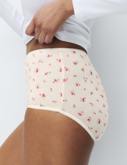 5'li Cotton Lycra Full Brief Külot Seti