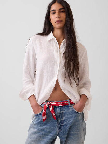 Kırmızı 100% Ipek Oversized Bandana