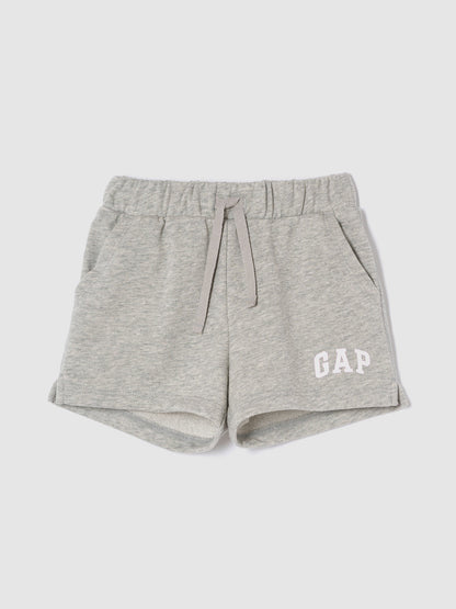 Pembe Gap Logo Pull-on Fransız Havlu Kumaş Şort