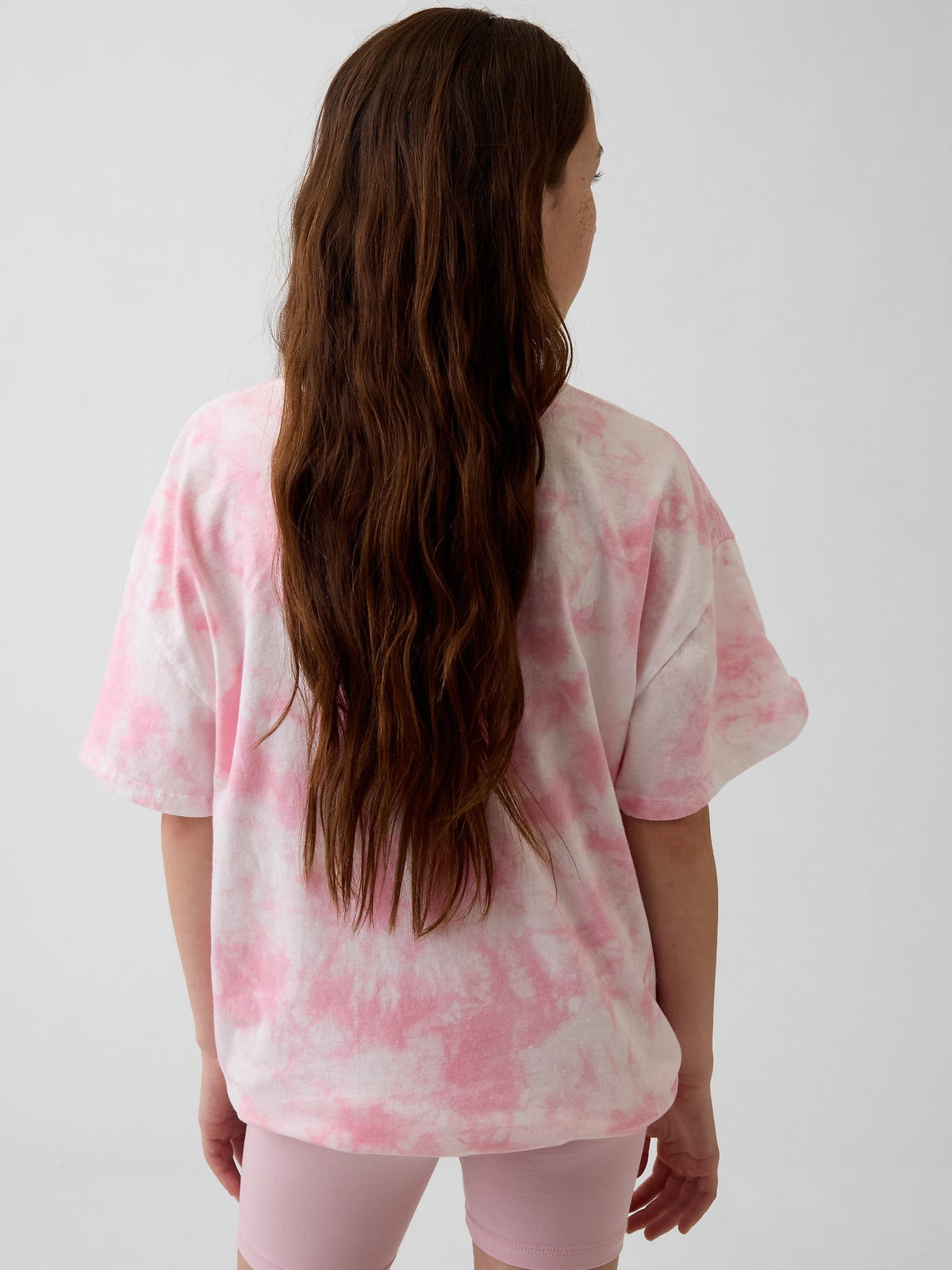 Açık Pembe Nirvana Oversized T-shirt
