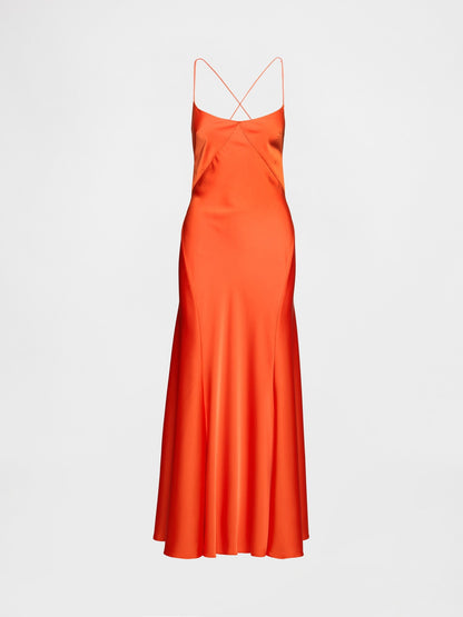 Turuncu Gapstudio Saten Slip Elbise