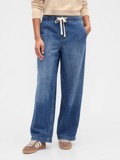 Mavi High Rise Easy Wide-leg Jean Pantolon