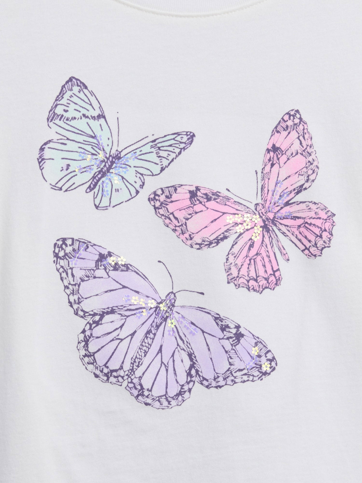 Beyaz Oversized Grafik Baskılı T-shirt