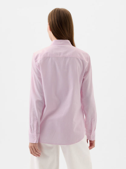 Pembe Gap Logo Oxford Gömlek