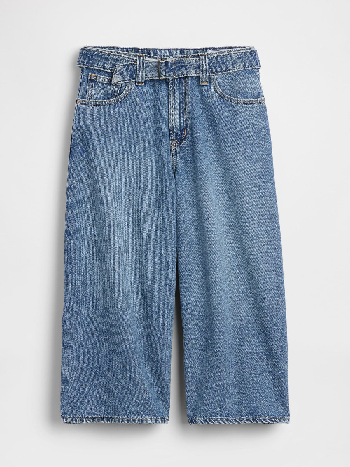 Mavi High Rise Kemerli Barrel Culotte Jean Pantolon
