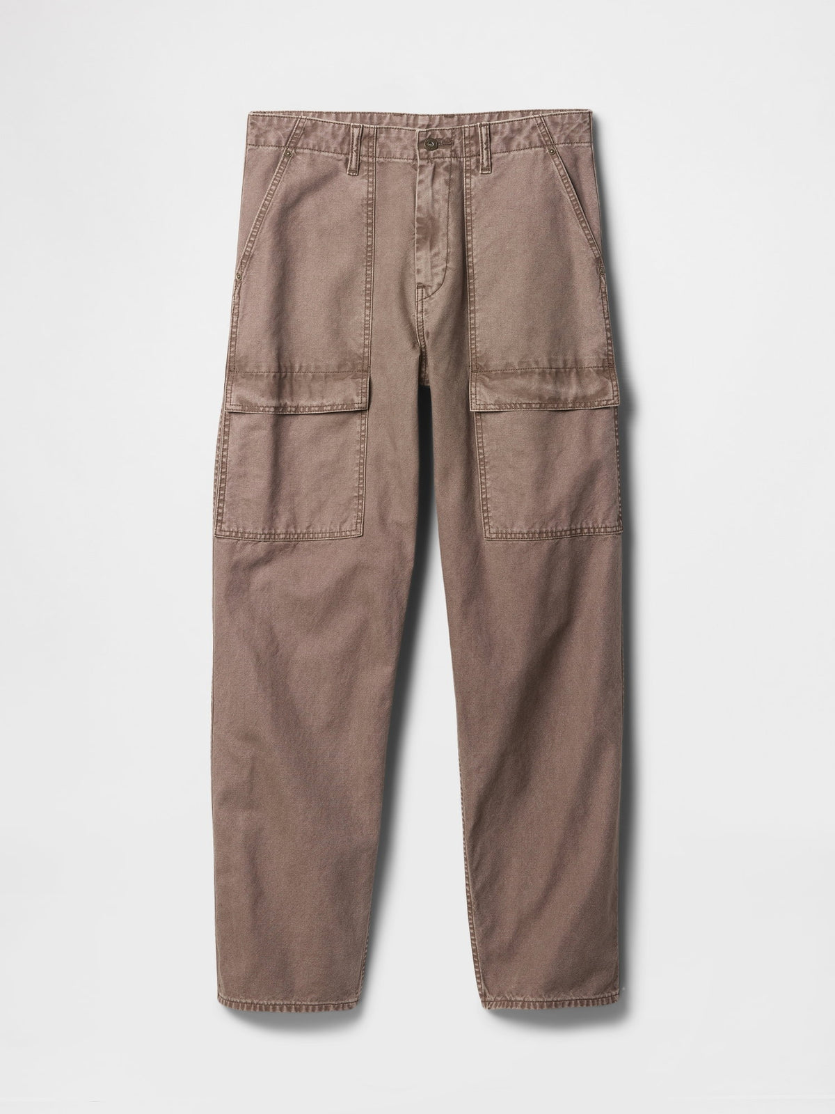 Bej Baggy Utility Jean Pantolon