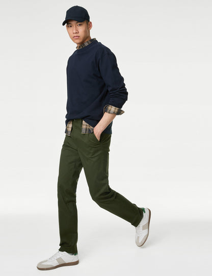 Regular Fit Heritage Twill Chino Pantolon