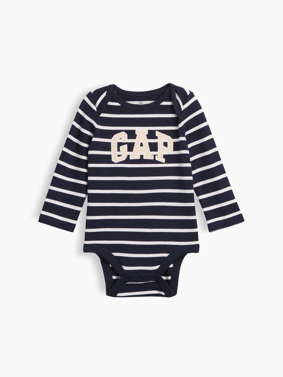 Lacivert Organik Pamuk Gap Logo Bodysuit