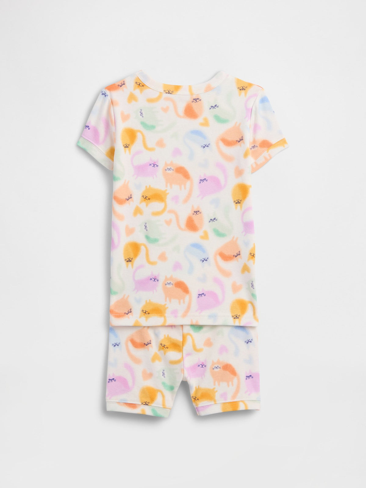 Beyaz %100 Organik Pamuk Pijama Takımı