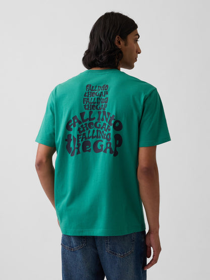 Yeşil Everyday Soft Relaxed Brannan Bear Cepli T-shirt