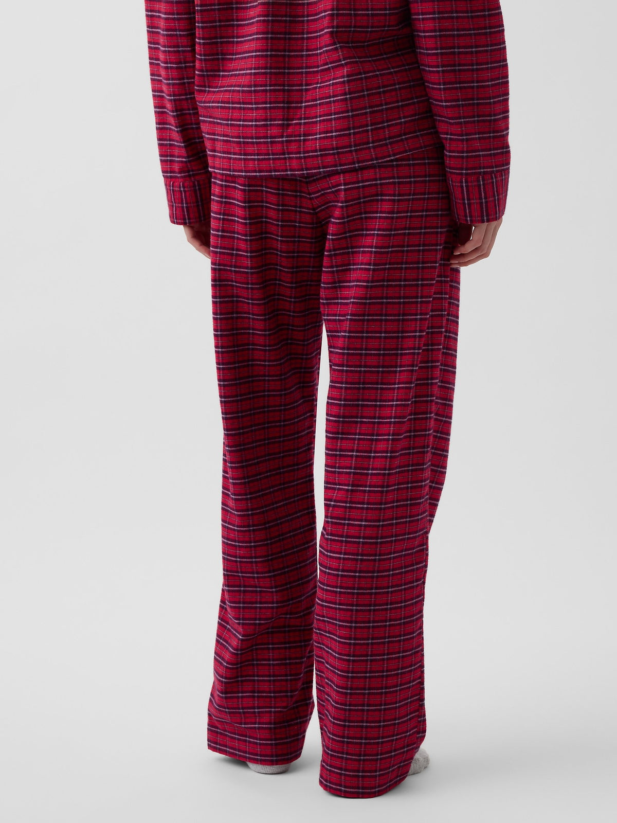 Koyu Kırmızı Softest Flannel Pijama Altı