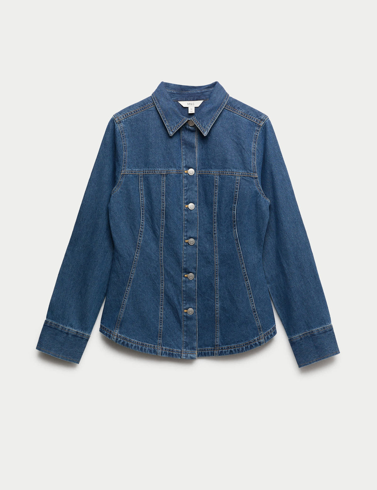 Pamuklu Denim Gömlek