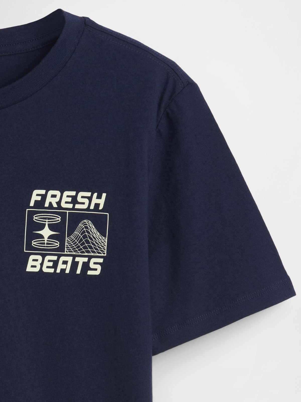 Sarı Grafik Baskılı T-shirt