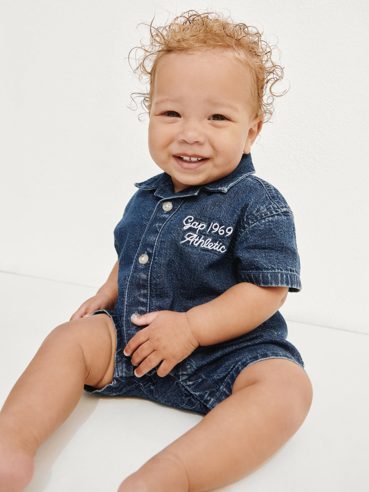 Mavi Denim Gap Logo Şort Tulum
