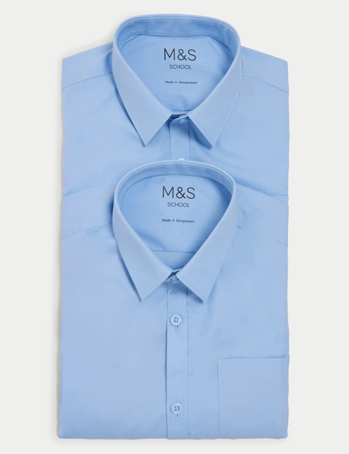 2'li Slim Fit Uzun Kollu Gömlek (2-18 Yaş)