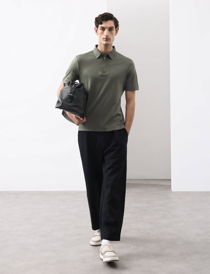 Pure Supima Polo Yaka T-shirt